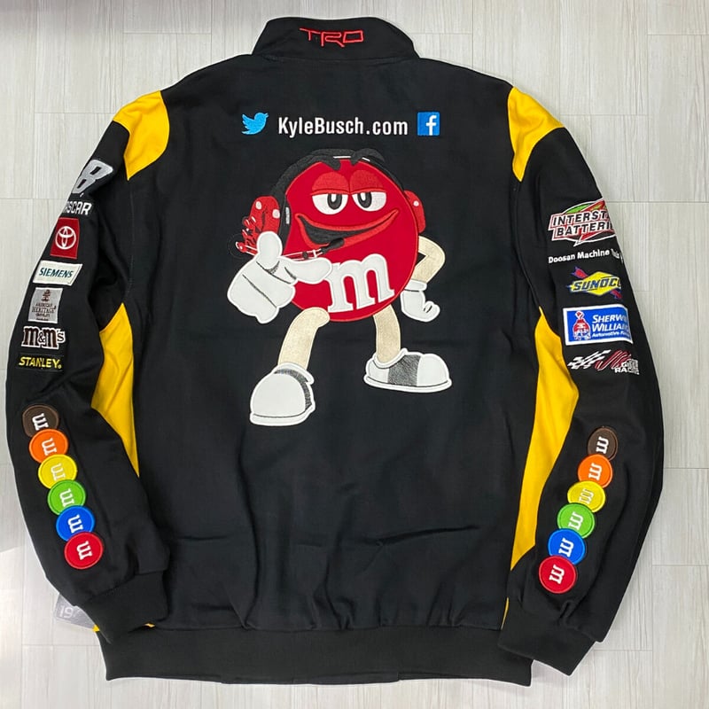 NASCARナスカー/m\u0026m's エムアンドエムズ レーシングジャケット 新品