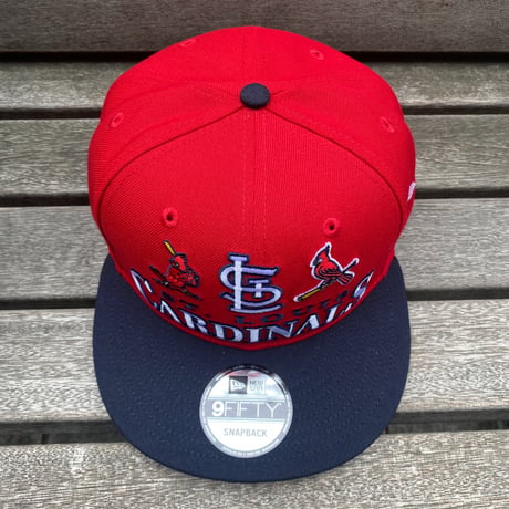 USA限定 9FIFTY ニューエラ MLB セントルイス カージナルス Cardinals スナップバックキャップ ARCHIVE 赤 (950-220)