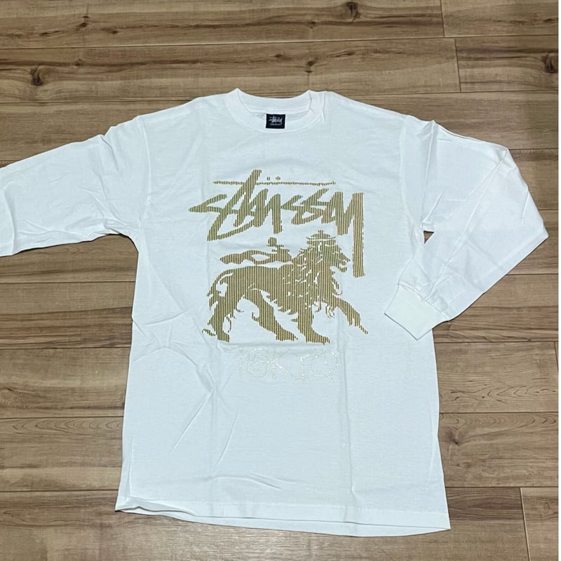 M】 Stussy ステューシー RASTA FLAG ラスタライオン 長袖T M】 Stussy ステューシー RASTA FLAG ラスタライオン 長袖T
