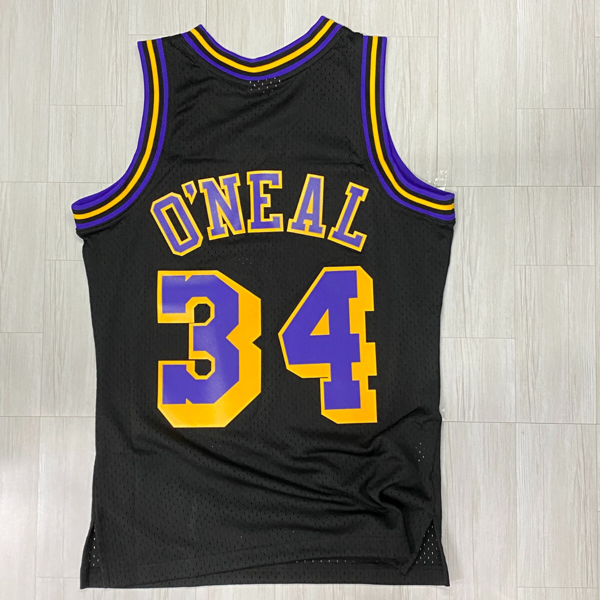 96169ナイキNBA ロサンゼルスレイカーズ34ゲームシャツM