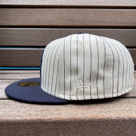 USA限定 Newera 59FIFTY ニューヨーク ヤンキース NY Yankees 50th記念 ピンストライプ (19-19)