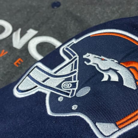 NFL公式 JHデザイン Broncos デンバー ブロンコス リバーシブル スタジャン