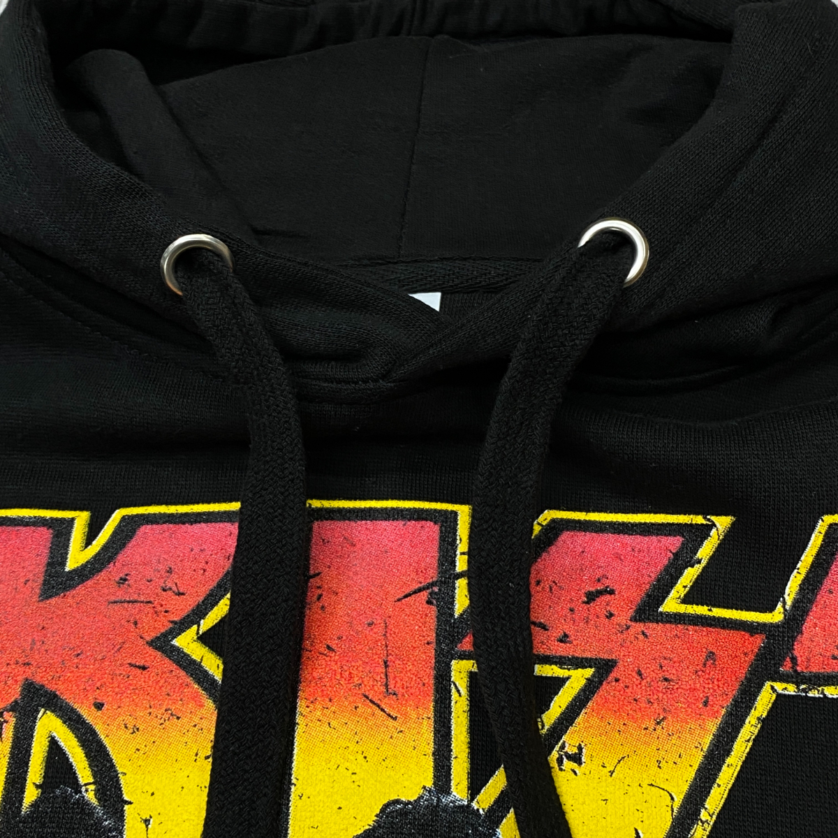 LA発 バンドパーカー KISS キッス 黒 プルオーバー グラフィック