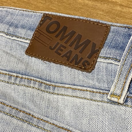USAモデル TOMMY HILFIGER トミーヒルフィガー TJ Slim Jeans ストレッチ スリムデニム (R4F-3)