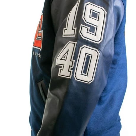 HGC NEGRO LEAGUE 二グロリーグ Stars セントルイス スターズ Varsity スタジャン 紺