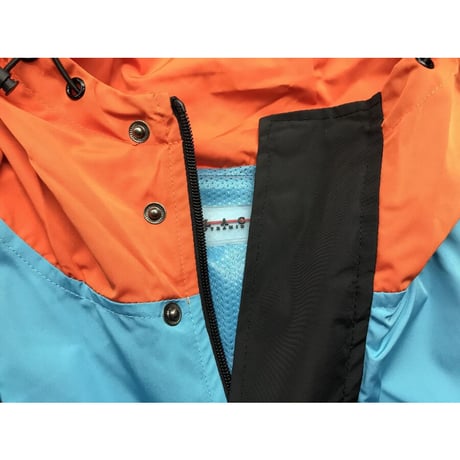 USA限定 BLACK PYRAMID ブラックピラミッド 90’s カラーブロック セットアップ 水色 ウィンドブレーカー