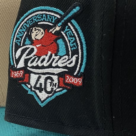 USA限定 9FIFTY NEWERA ニューエラ Aフレーム SD Padres パドレス 40周年記念 キャップ (950-293)