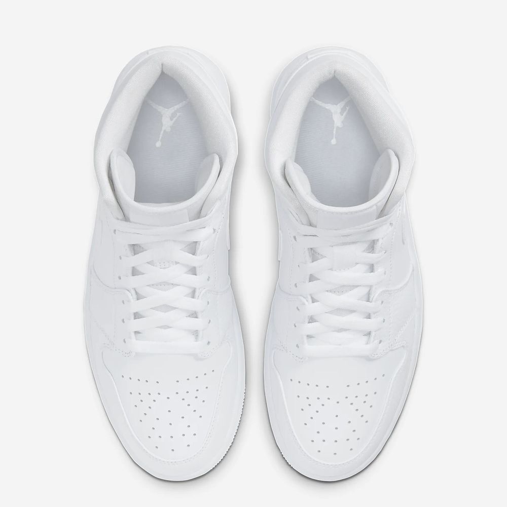 NIKE ナイキ AIR JORDAN1 MID エアジョーダン1 ミッドカット 白 NIKE ナイキ AIR JORDAN1 MID エアジョーダン1 ミッドカット 白