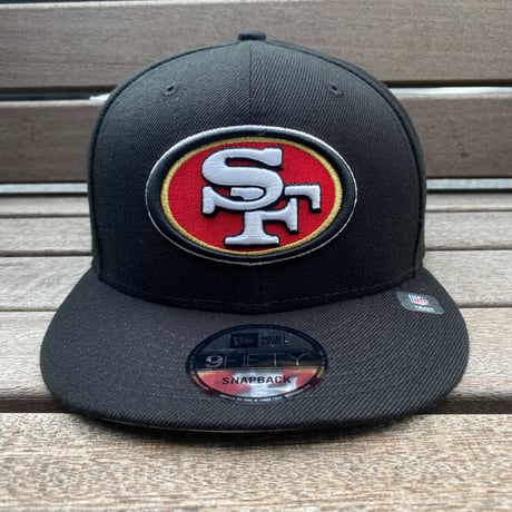 USA限定 9FIFTY ニューエラ NFL フォーティナイナーズ SF 49ers スナップバックキャップ BLK (950-99)