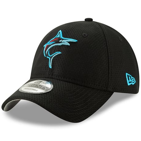 限定 pring TSモデル MLB公式 マイアミ Marlins マーリンズ 黒 NEWERA ニューエラ 9Twenty キャップ