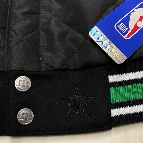 海外限定 NBA JHデザイン Celtics ボストン セルティックス ファイナルチャンピオン リバーシブル スタジャン
