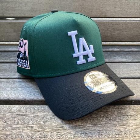 海外限定 Newera ニューエラ 9Forty Aフレーム LA Dodgers ドジャース キャップ 60周年記念モデル  (940-129)