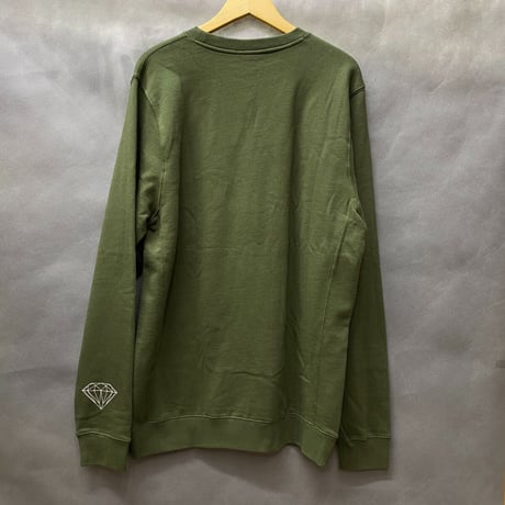 Diamond Supply ダイヤモンドサプライ  WeedCamo クルーネック トレーナー 胸ポケット付き 迷彩
