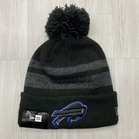 NEWERA USA ニューエラ NFL バッファロー ビルズ Buffalo Bills ニット帽 黒
