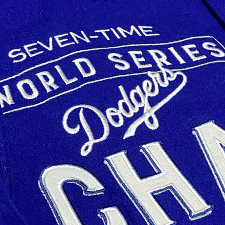限定 JHデザイン LA DODGERS ドジャース MLB  7Time チャンピオンズ リバーシブルスタジャン