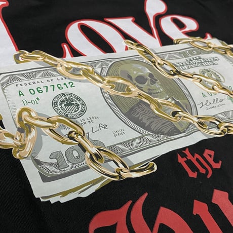 USAブランド GOAT Solo ゴートソロ LOVE THE HUSTLE  グラフィック 半袖 Tシャツ 黒　(GT10)