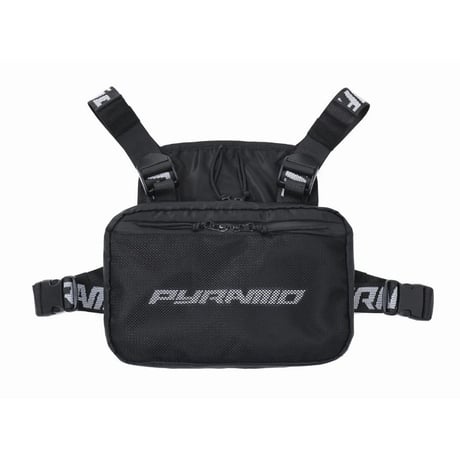超レア BLACK PYRAMID ブラックピラミッド 黒 チェストリグ CHEST RIG バッグ ロゴストラップ 日本未入荷 ミリタリー