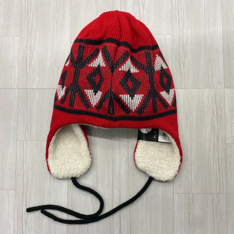 USA限定 ニューエラ Newera セントルイス カージナルス Cardinals 空軍 トラッパー 極暖ニット
