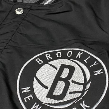 USA限定 JHデザイン NBA ブルックリン ネッツ Brooklyn Nets リバーシブル スタジャン