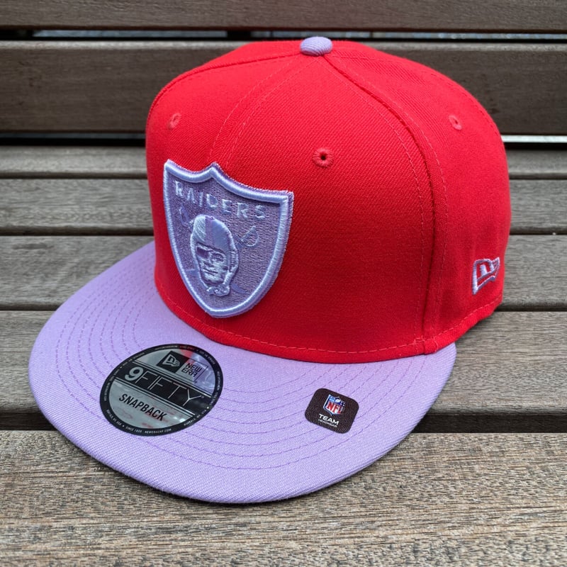 9FIFTY ニューエラ NFL ラスベガス レイダース LV RAIDERS バイカラー R