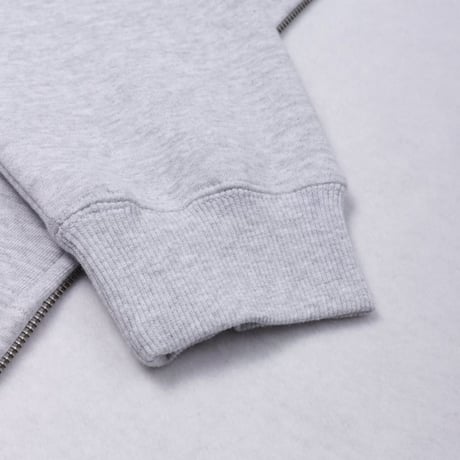 USA正規品 Stussy ステューシー BASIC ベーシック ロゴ スウェット ジップアップ パーカー アッシュヘザー