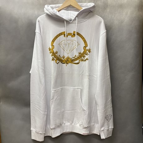 ダイヤモンドサプライ Diamond supply co. スウェット プルオーバー パーカー 白 ホワイト GoldenYears