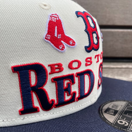 USA限定 9FIFTY ニューエラ MLB ボストン レッドソックス Redsox スナップバックキャップ ARCHIVE (950-245)