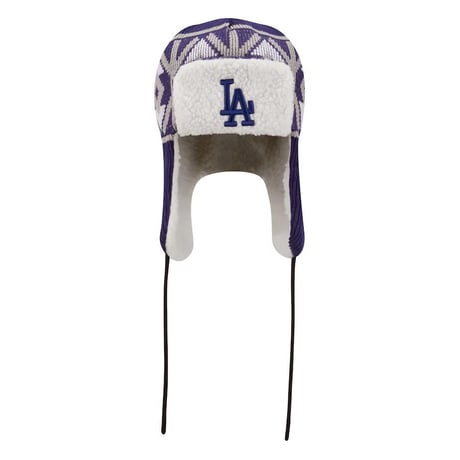 USA限定 ニューエラ Newera ロサンゼルス ドジャース Dodgers 空軍 トラッパーハット 極暖 ニット