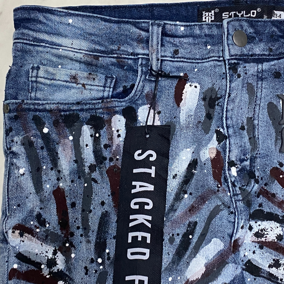米国LAブランド Stylo Jeans LA スタイロジーンズ STACKED FLARE 