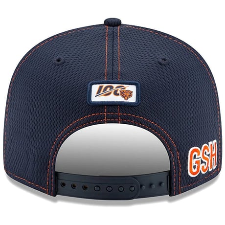 スナップバックキャップ 限定 NFL 100周年記念 NEWERA ニューエラ 公式 Bears シカゴ ベアーズ 紺 9Fifty