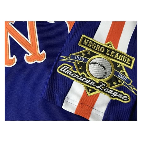 NEGRO LEAGUE 『 NY ニューヨーク リンカーン ジャイアンツ 』 公式 ベースボールシャツ Vネック No18