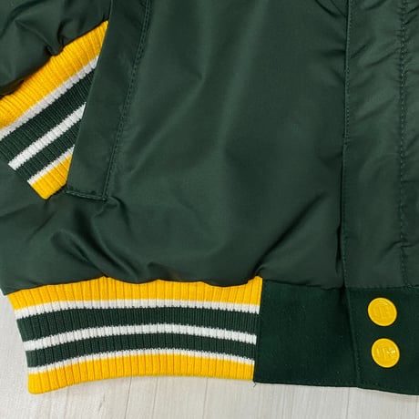 NFL公式 JHデザイン Packers グリーンベイ パッカーズ 緑 リバーシブル スタジャン