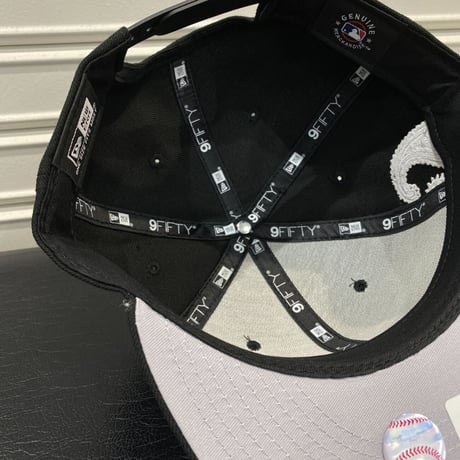 USA限定 Newera ニューエラ 9FIFTY ペイズリー スナップバック MLB 黒 NY ヤンキース yankees