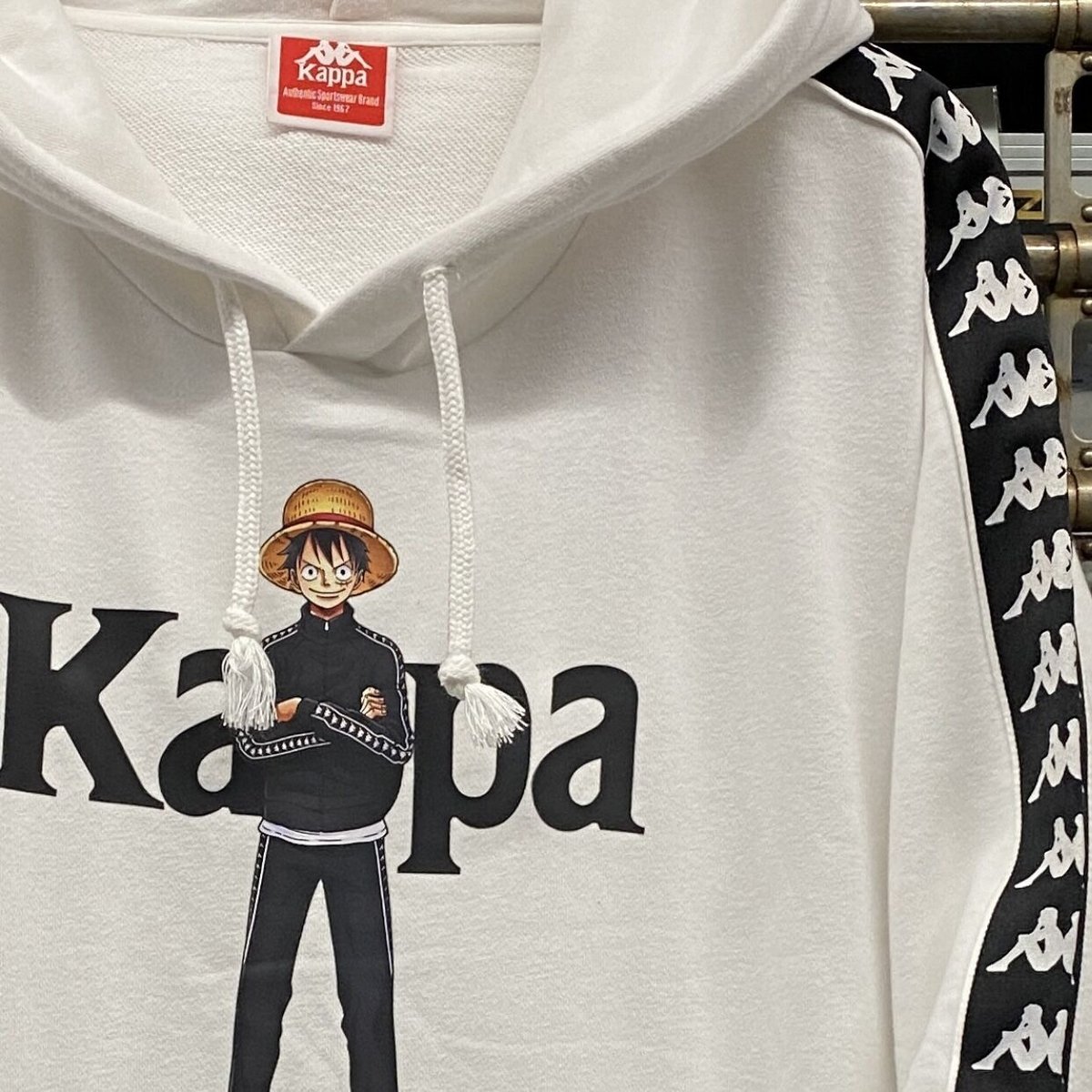 Kappa ホワイト パーカー ワンピース fit=scale-down,w=1200
