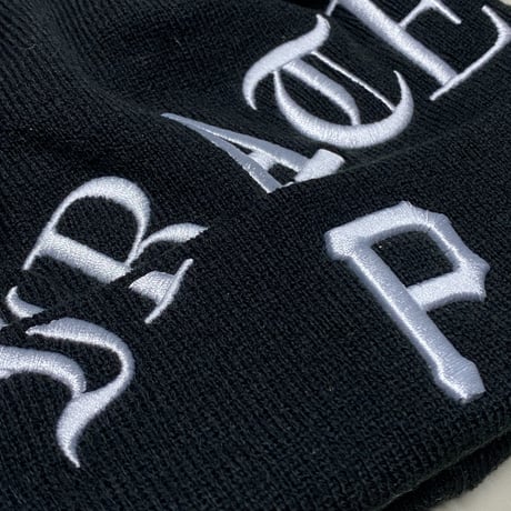 NEWERA ニューエラ MLB ゴシック調 ブラックレター ニット帽 ピッツバーグ パイレーツ Pirates