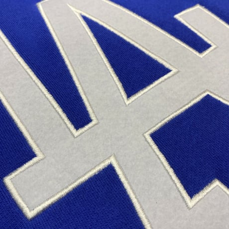 USA限定 Mitchell&Ness USA ロサンゼルス ドジャース Team Origins プルオーバー パーカー Dodgers