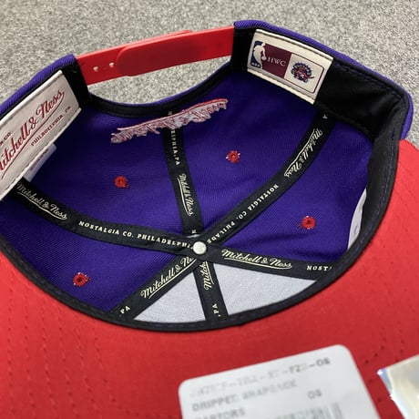 Mitchell&Ness ミッチェル&ネス NBA トロント ラプターズ Raptors スナップバックキャップ