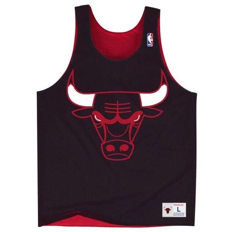 USA限定 Mitchell&Ness ミッチェル&ネス NBA リバーシブル Chicago シカゴ Bulls ブルズ バスケシャツ