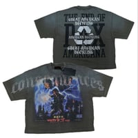 カリフォルニア発 Rare Peace レアピース CONSEQUENCES V2 クロップドTシャツ ラインストーン (CropT38)