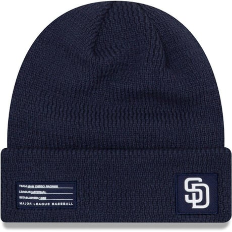 NEWERA ニューエラ MLB ニット帽 サンディエゴ Padres パドレス SD 紺 YOUTH 防寒