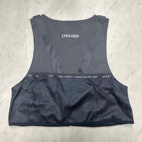 米国発 Civilized シヴィライズド Urban Mesh Combo スウェットセットアップ 着脱可能ベスト付き 3点セット (SET22)