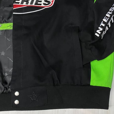 NASCAR ナスカー JHデザイン INTERSTATE BATTERIES レーシングジャケット  カイルブッシュ (NSCR7)
