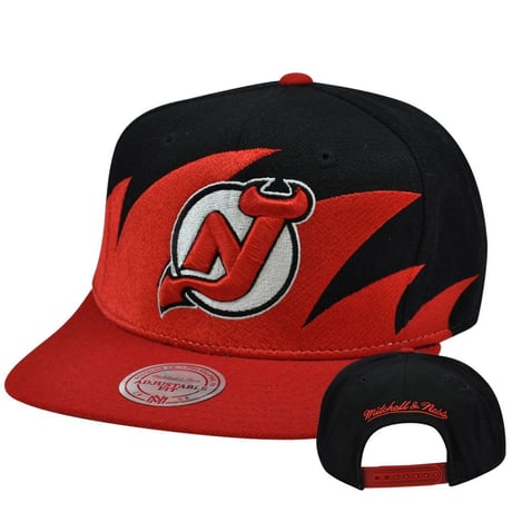 Mitchell&Ness NHL ニュージャージー デビルズ Devils スナップバックキャップ  SharkTooth