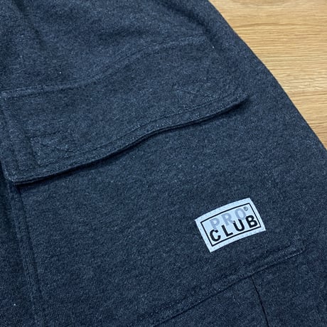 LA発 PROCLUB USA プロクラブ Heavyweight Fleece Shorts フリースカーゴ ショートパンツ チャコール (SJNS28)