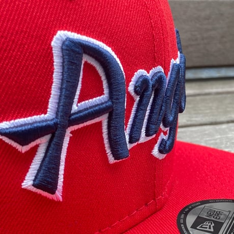 USA限定 9FIFTY ニューエラ MLB アナハイム エンゼルス Angels スナップバックキャップ Evergreen Script (950-208)