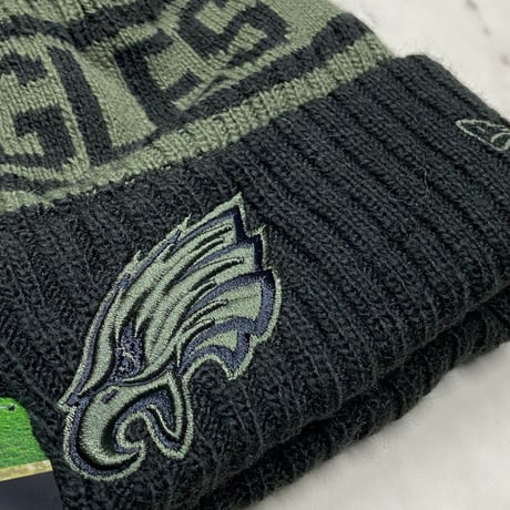 限定Salute to Service ニューエラ NEWERA ポンポン ニット帽 NFL フィラデルフィア イーグルス Eagles