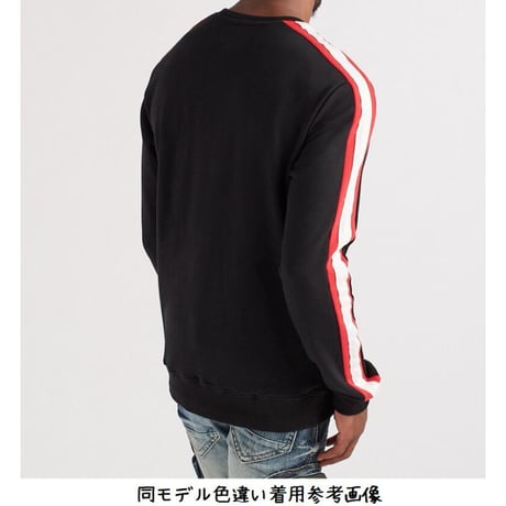 日本未入荷 BLACK PYRAMID ブラックピラミッド BLAST OFF スウェット トレーナー 白 BIG Bパッチ