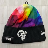 限定 NEWERA ニューエラ NFL クルーシャル キャッチ LA Rams ロサンゼルス ラムズ Prism(Beanie162)
