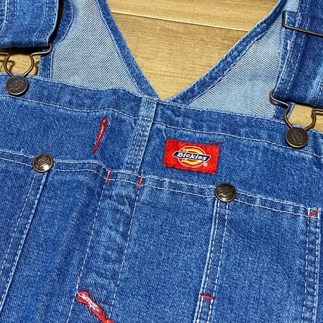 Dickies ディッキーズ  Bib Overall オーバーオール ストーンウォッシュ インディゴ USAモデル (OA9)