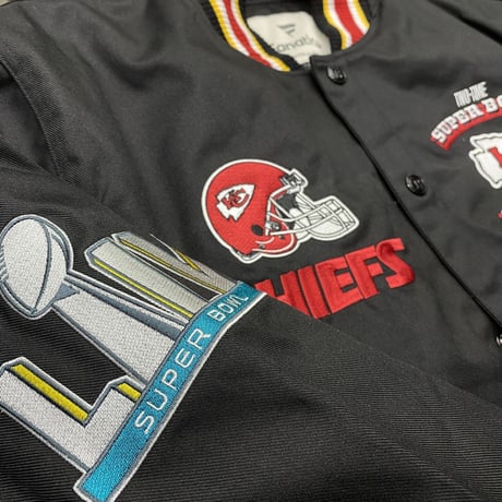 NLF公式 JHデザイン KC CHIEFS カンザスシティ チーフス スーパーボウル チャンピオンズ スタジャン
